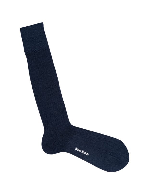 Navy Over The Calf - SOCKS