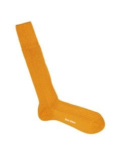 Mustard Cable Over The Calf - SOCKS