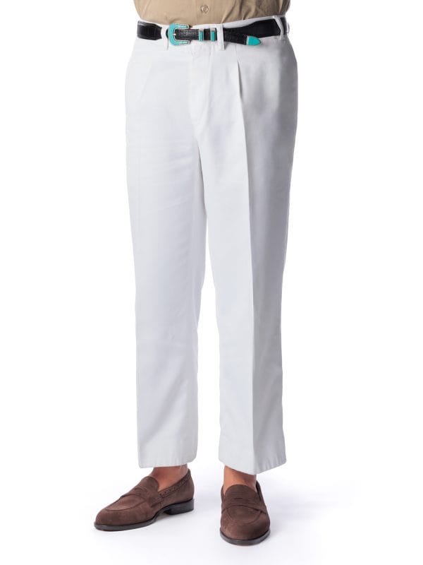 MARINA ITALIANA, WHITE CHINO PANTS