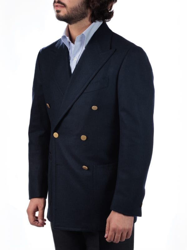 MARINA DB JACKET - HEAVY NAVY FLANNEL