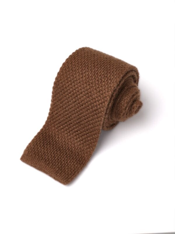 Tabacco – CASHMERE KNITTED TIE