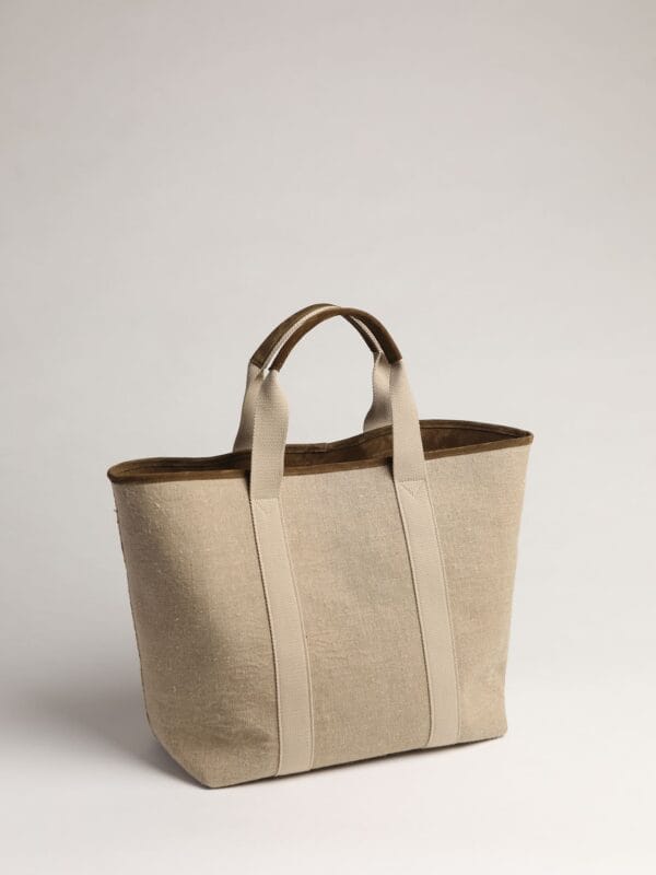 Mezzogiorno - BEIGE LINEN TOTE BAG