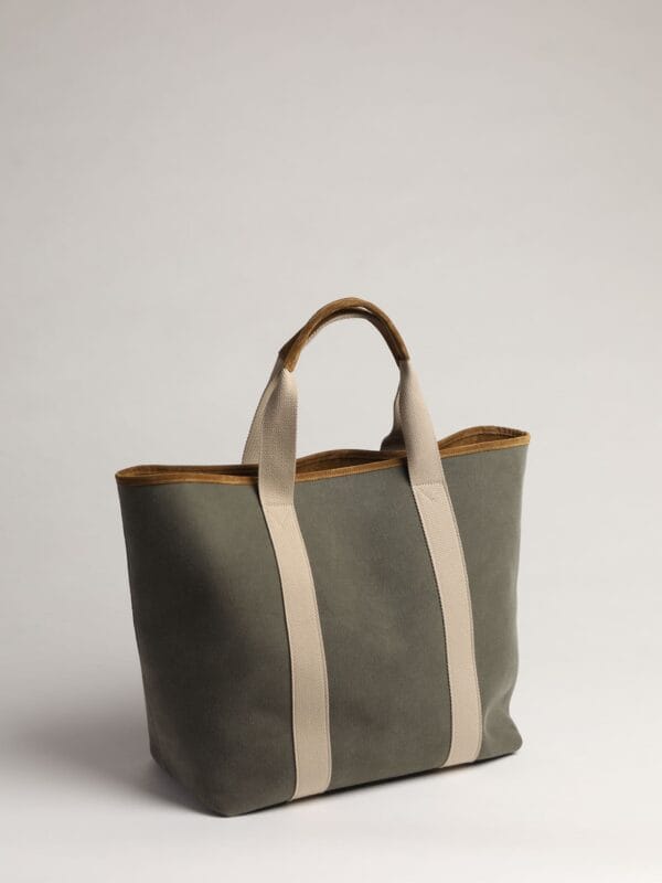 Mezzogiorno - SAGE GREEN COTTON TOTE BAG