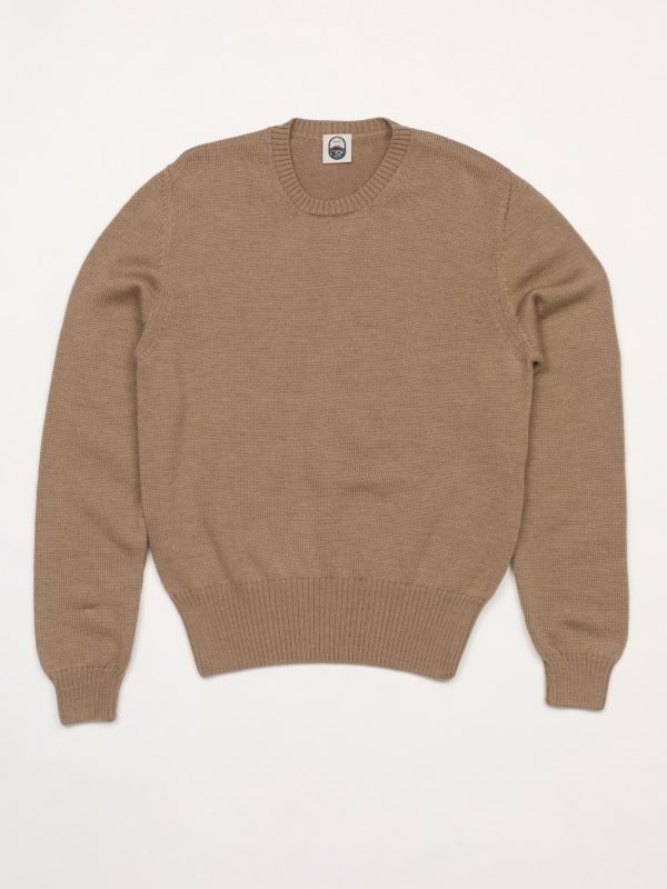 Ciro – CARAMEL WOOL CREWNECK
