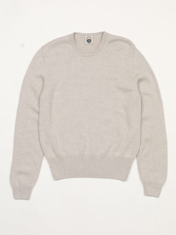 Ciro – GREIGE WOOL CREWNECK