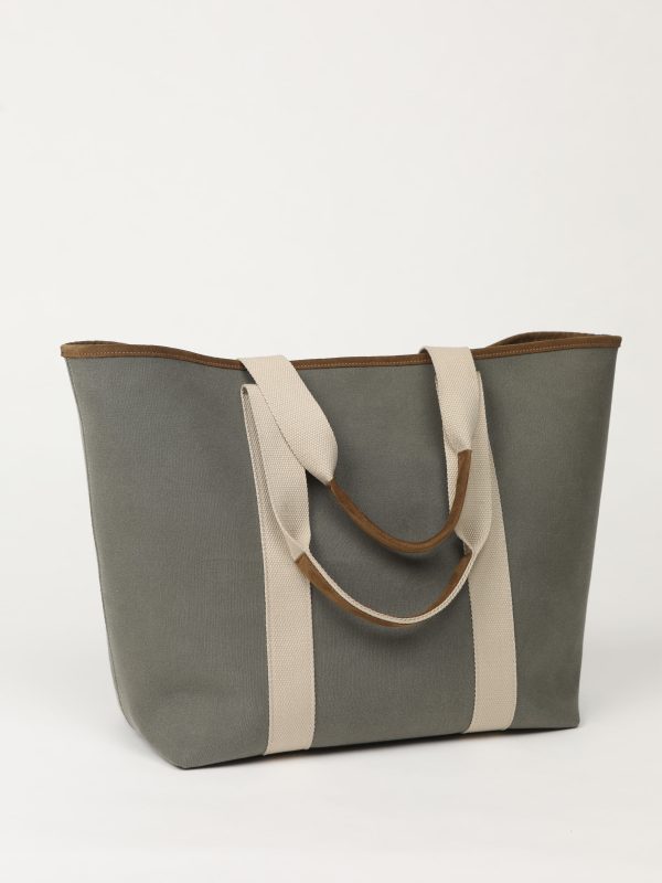 Mezzogiorno – Sage Green Cotton Tote Bag