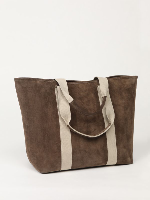 Mezzogiorno – Brown Suede Tote Bag