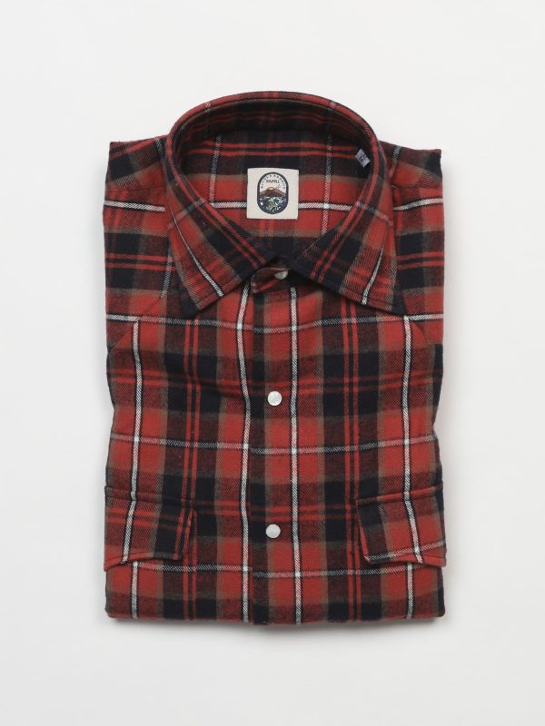 Red Highland Check - NEAPOLITAN WESTERN SHIRT