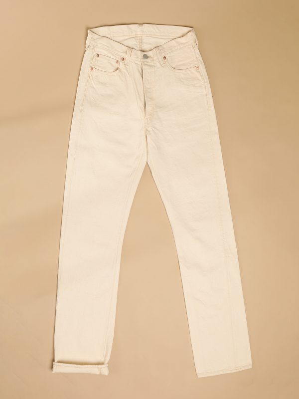 NR Napoli × FullCount 1101ECNR Reworked Selvedge Denim – Ecru