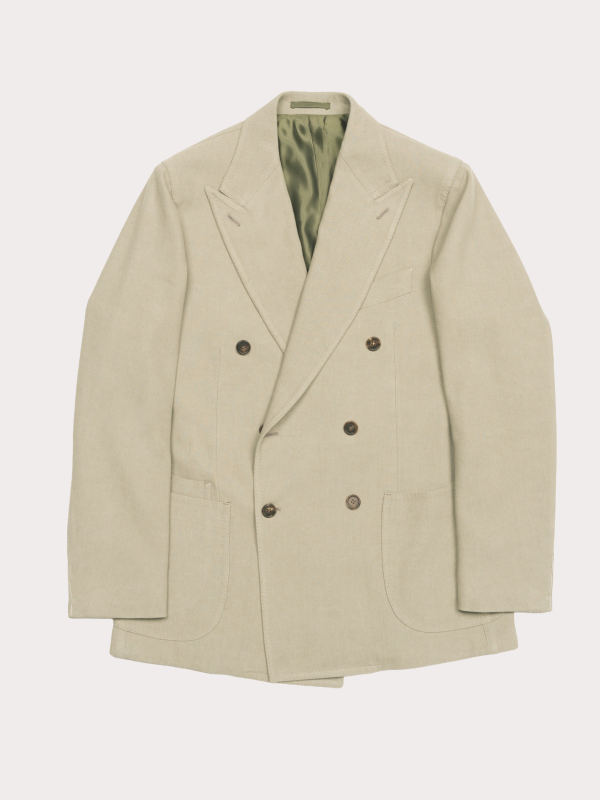 Dione DB JACKET - Light Sage Green