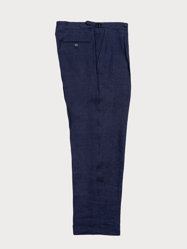 NRP Mod. 1 – Navy Linen Silk Trouser