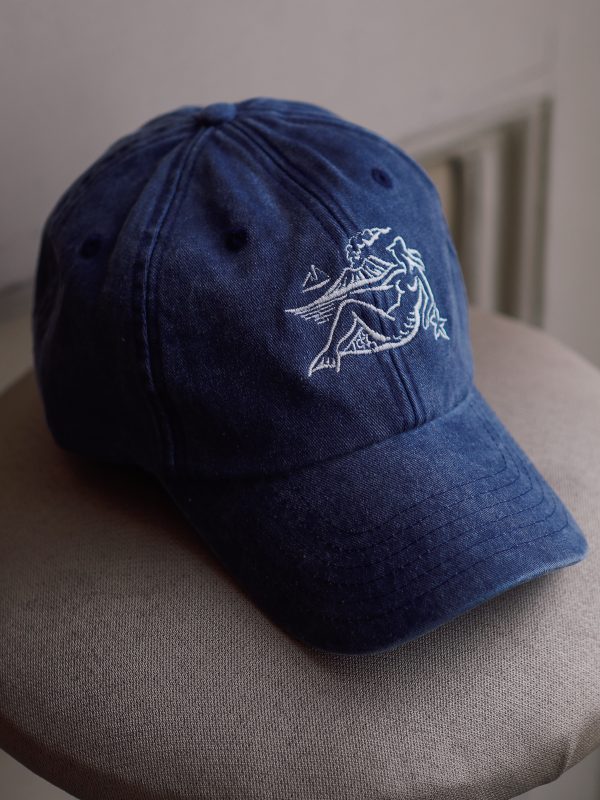 Partenope Washed Cap – Navy