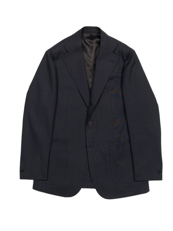 GIULIETTA navy Italian wool single-breasted jacket – NR Napoli