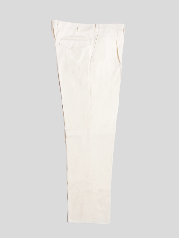 NRP Mod. 1C – Off-White Cotton/Linen Deck Trousers