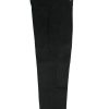 NR Napoli NRP Mod. 1 black corduroy trousers, full-length front view.